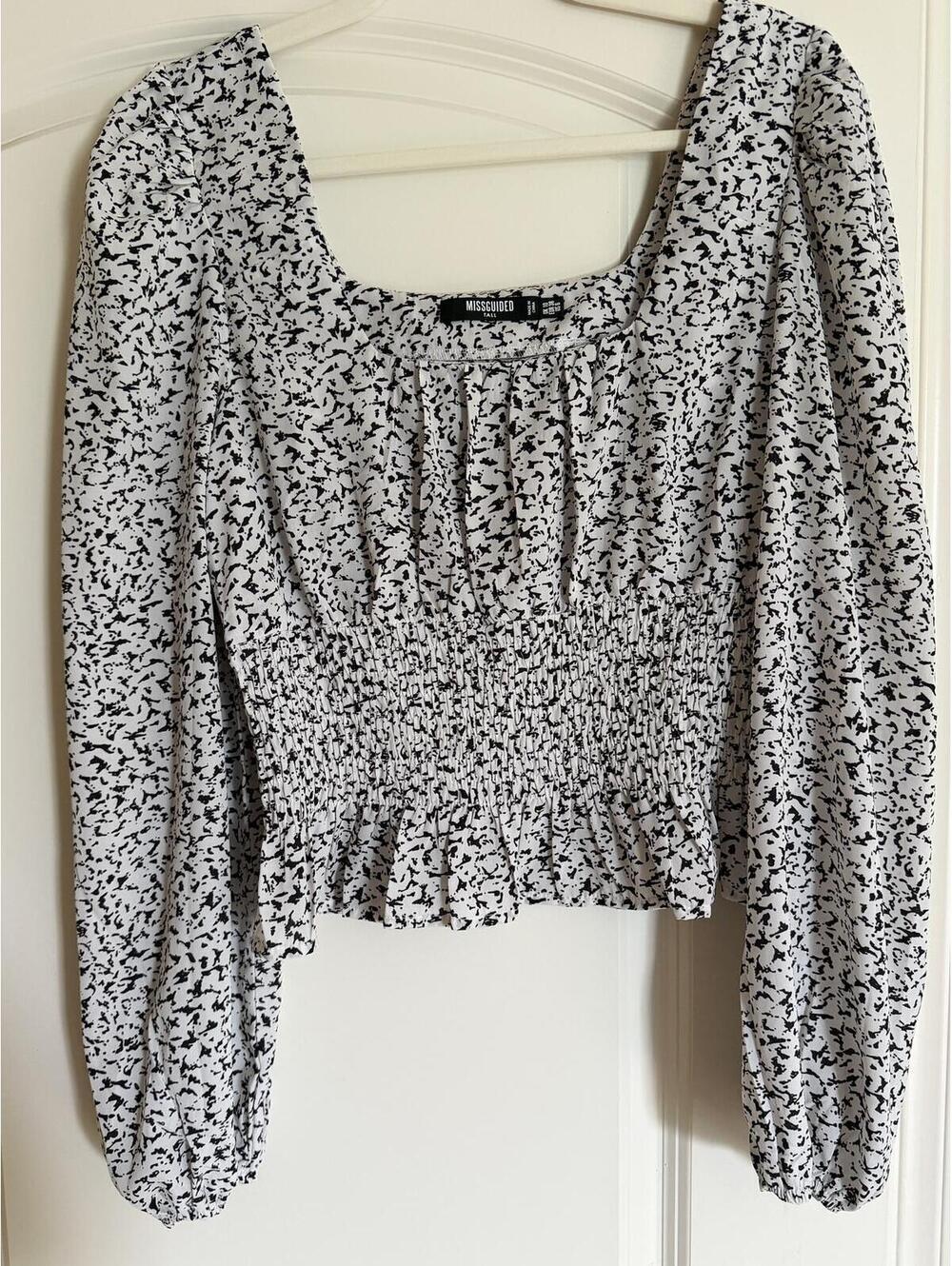Missguided TALL 6 w/ stretch, peplum, flattering!